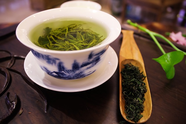příprava zeleného čaje